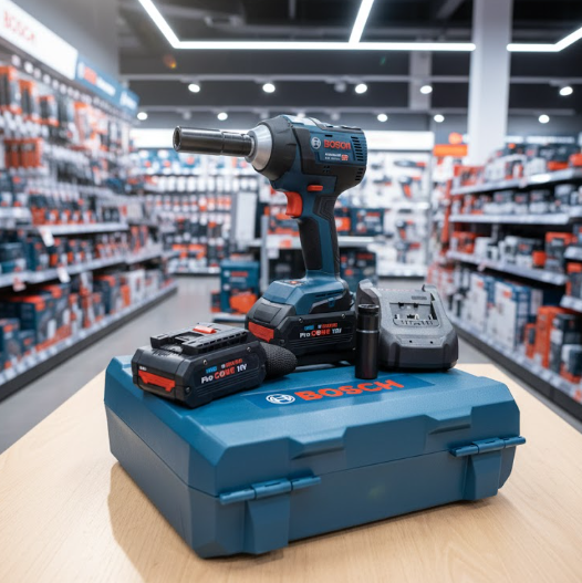 Κρουστικό Κλειδί Μπαταρίας Bosch Χωρίς Ψήκτρες