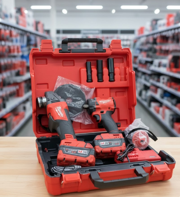 Σετ Εργαλείων Κρουστικό Κλειδί / Γωνιακός Τροχός Milwaukee