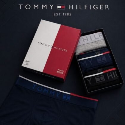 Tommy Hilfiger — Boxeri bărbați 3buc/cutie #20 — BIG SIZE