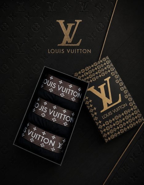 Louis Vuitton — Boxeri bărbați 3buc/cutie #26