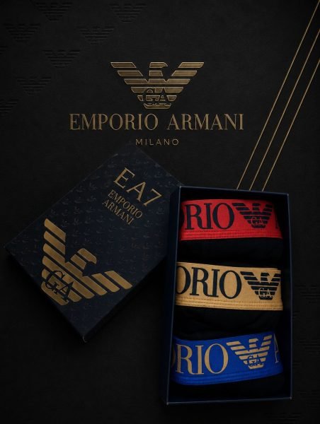 Emporio Armani EA7 — Boxeri bărbați 3buc/cutie #28