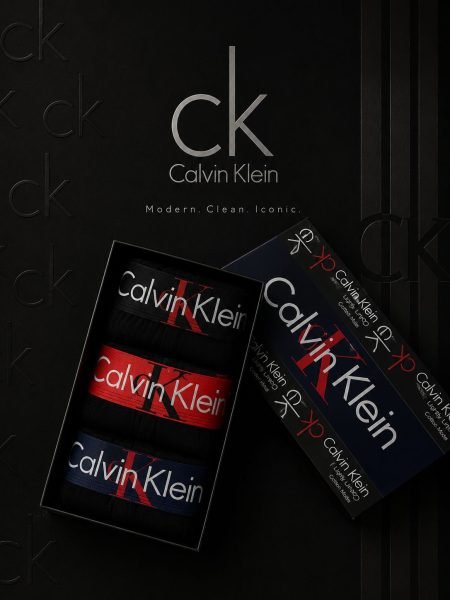Calvin Klein — Boxeri bărbați 3buc/cutie #29