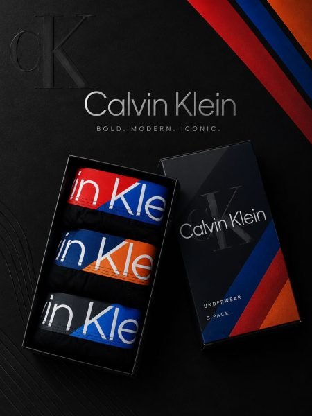 Calvin Klein — Boxeri bărbați 3buc/cutie #30