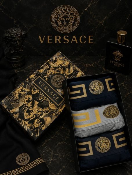 Versace — Boxeri bărbați 3buc/cutie #44