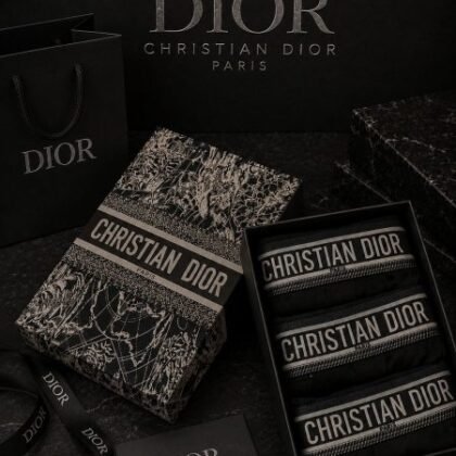 Christian Dior — Boxeri bărbați 3buc/cutie #45