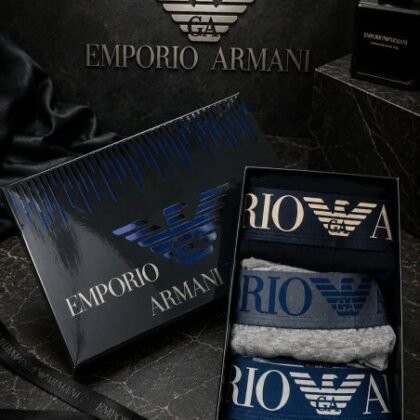 Emporio Armani — Boxeri bărbați 3buc/cutie #46