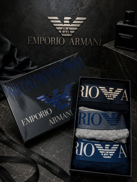 Emporio Armani — Boxeri bărbați 3buc/cutie #46