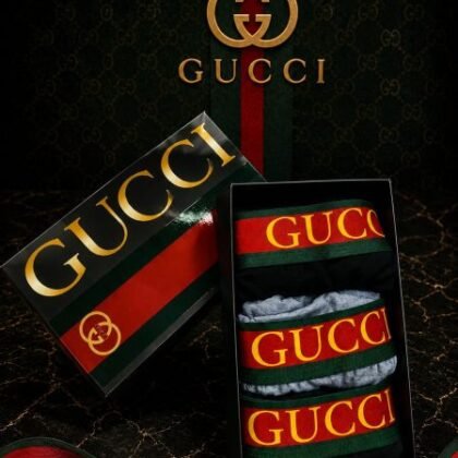 Gucci — Boxeri bărbați 3buc/cutie #55