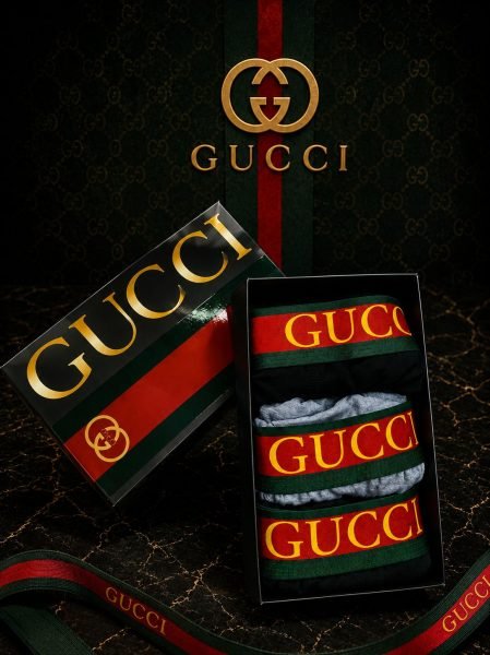 Gucci — Boxeri bărbați 3buc/cutie #55