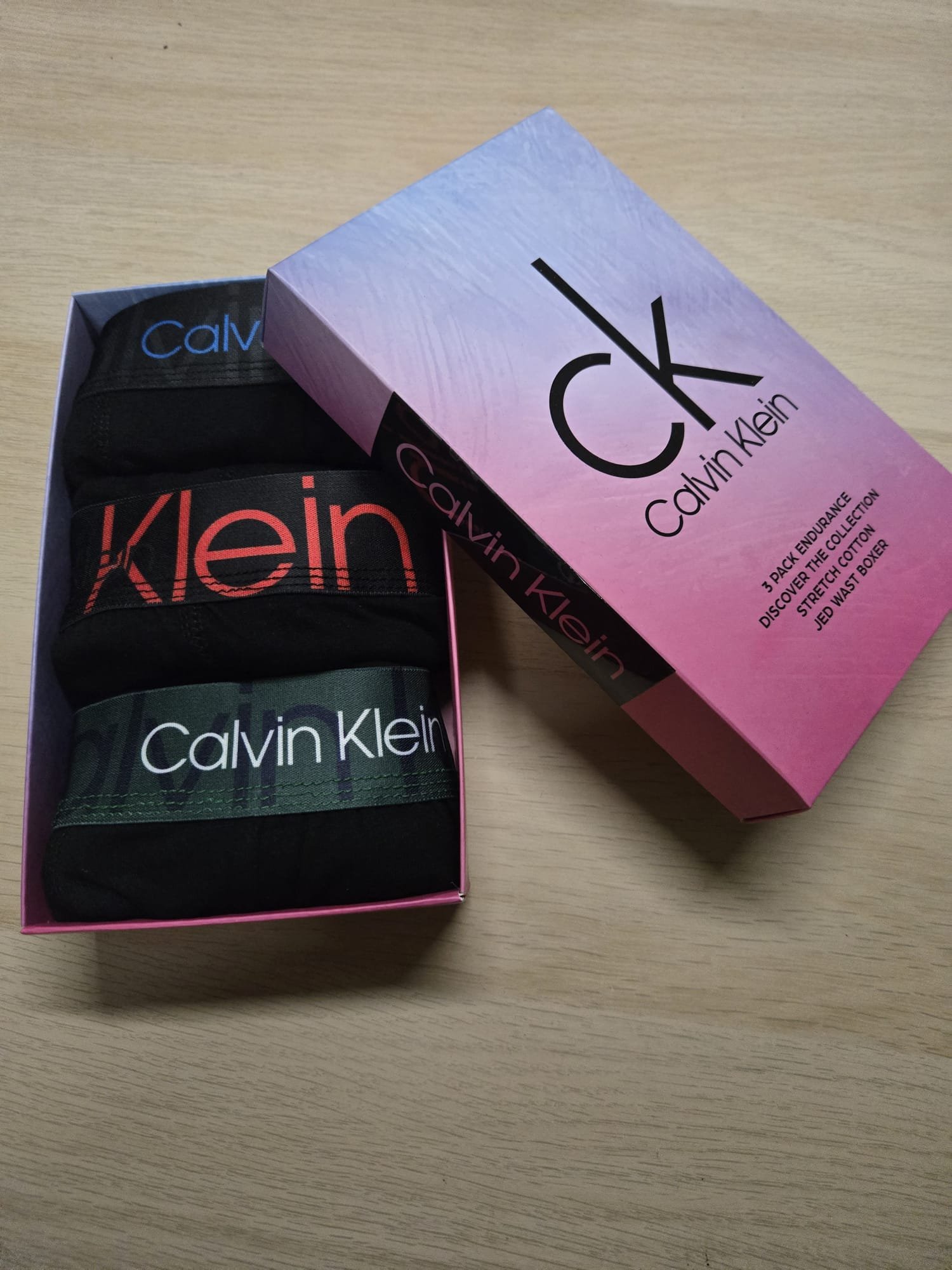 Calvin Klein — Boxeri bărbați 3buc/cutie #64