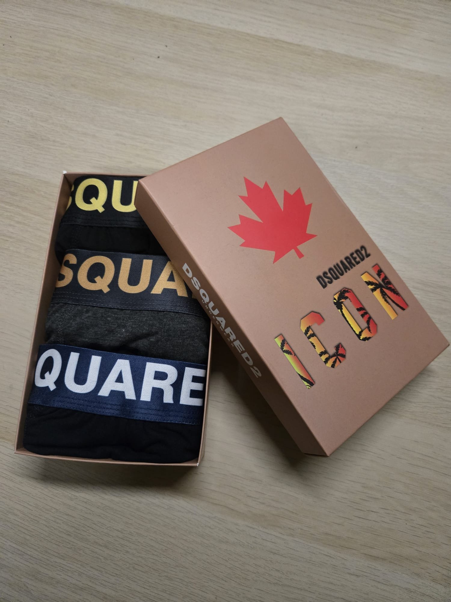 Dsquared2 — Boxeri bărbați 3buc/cutie #65