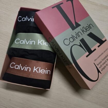 Calvin Klein — Boxeri bărbați 3buc/cutie #68