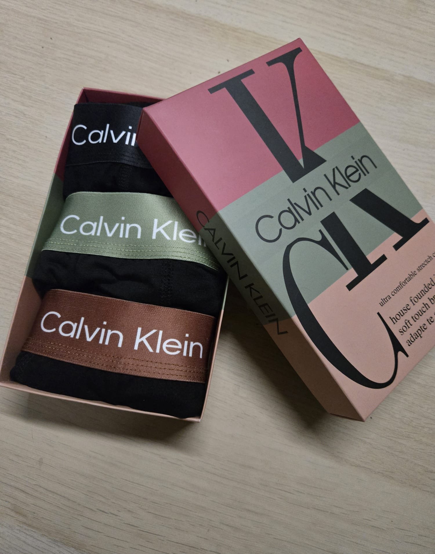 Calvin Klein — Boxeri bărbați 3buc/cutie #68