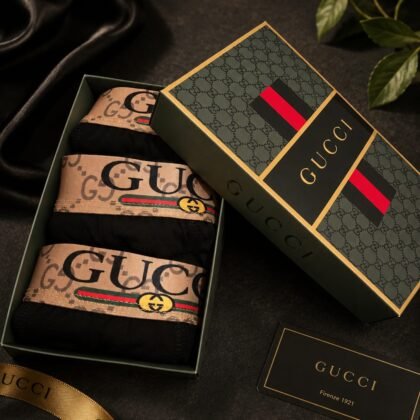 Gucci — Boxeri bărbați 3buc/cutie #57