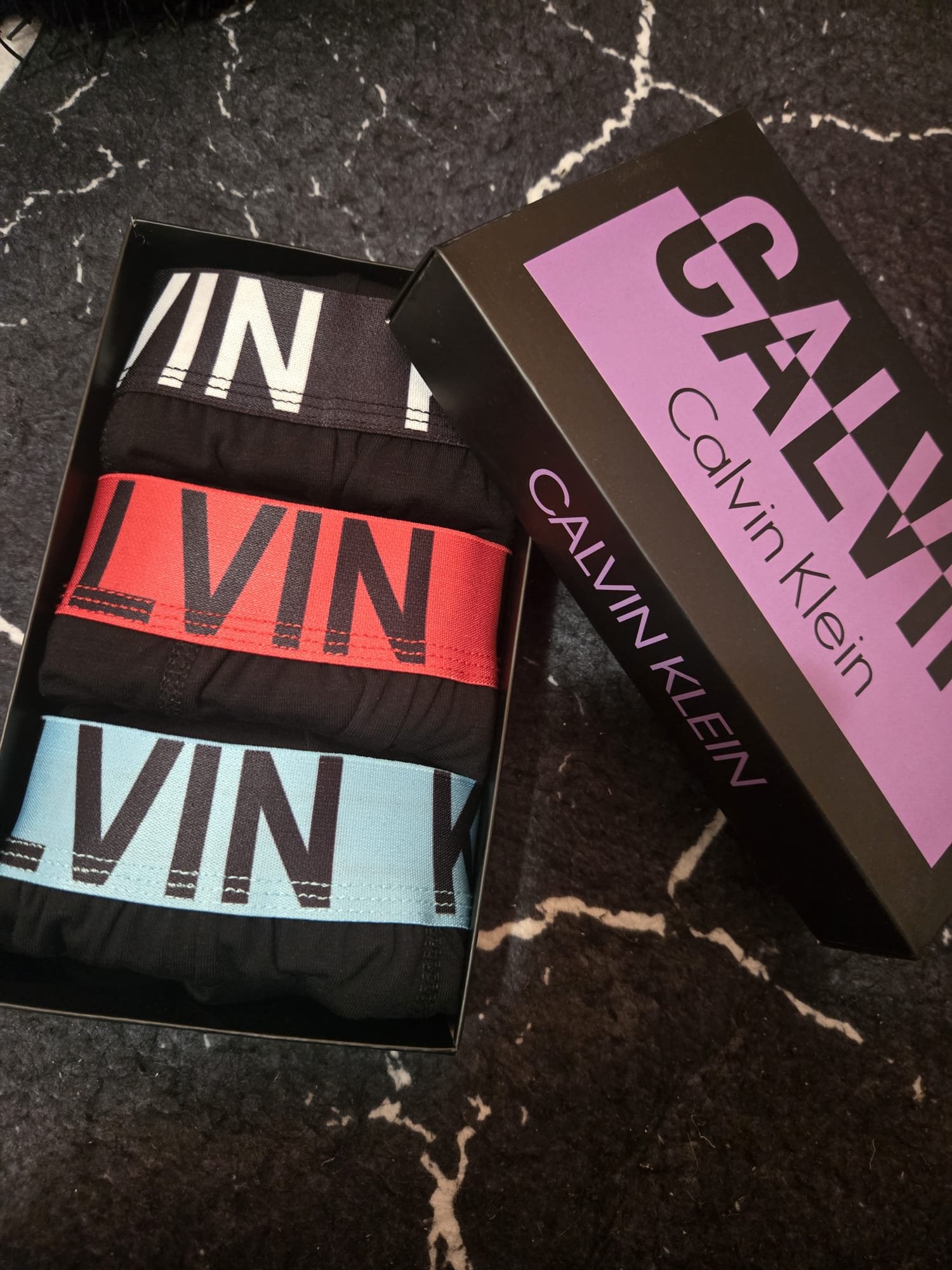 Calvin Klein — Boxeri bărbați 3buc/cutie #60